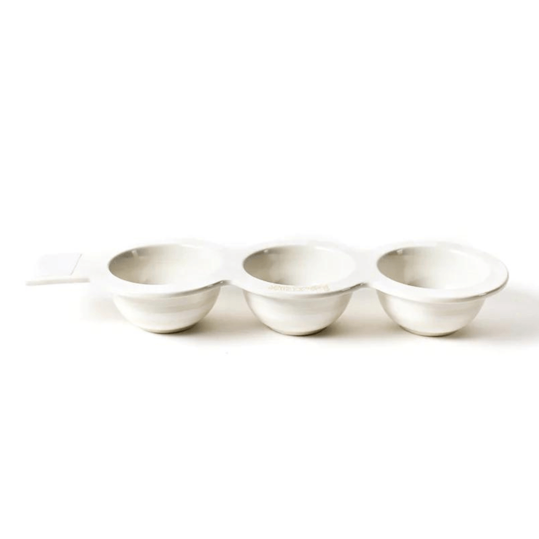 Happy Everything White Stripe Mini Trio Bowl - So &amp; Sew Boutique