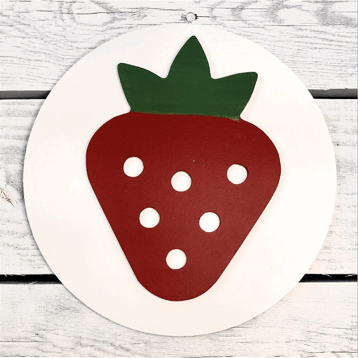 Home Medallion - Strawberry - So & Sew Boutique