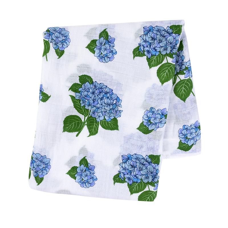 Hydrangea Swaddle Blanket - So & Sew Boutique