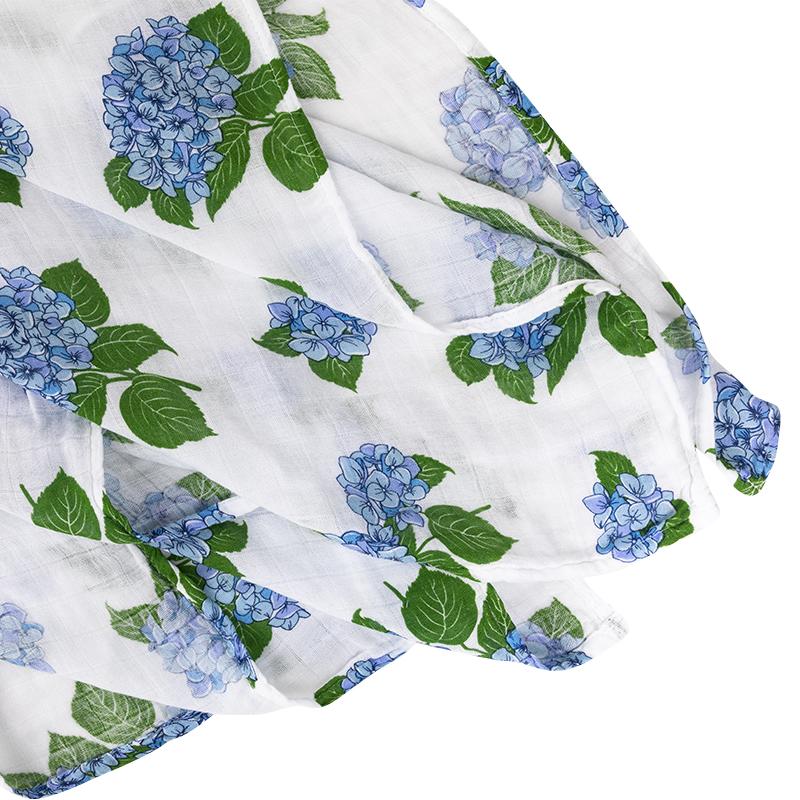 Hydrangea Swaddle Blanket - So &amp; Sew Boutique