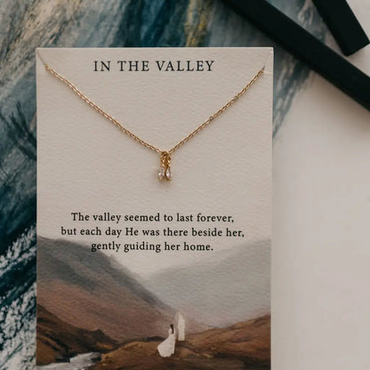 In the Valley | Christian Necklace Gift | Psalm 23:4 - So &amp; Sew Boutique