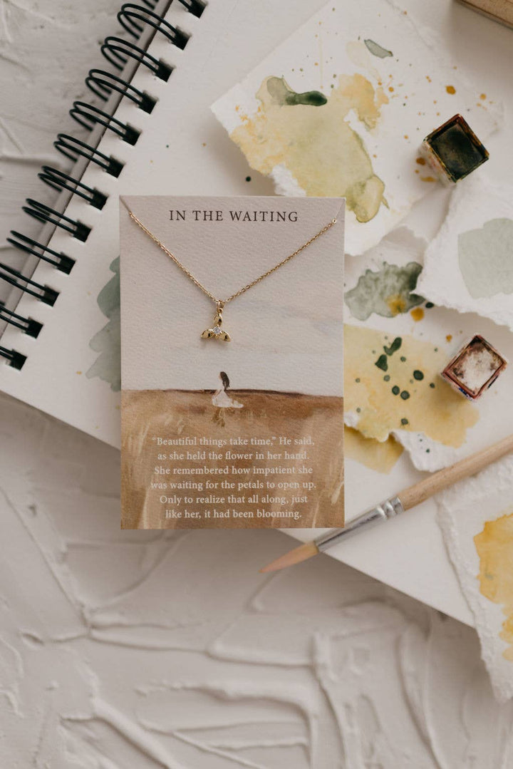 In the Waiting | Christian Necklace | Gift | Psalm 145:13 - So & Sew Boutique