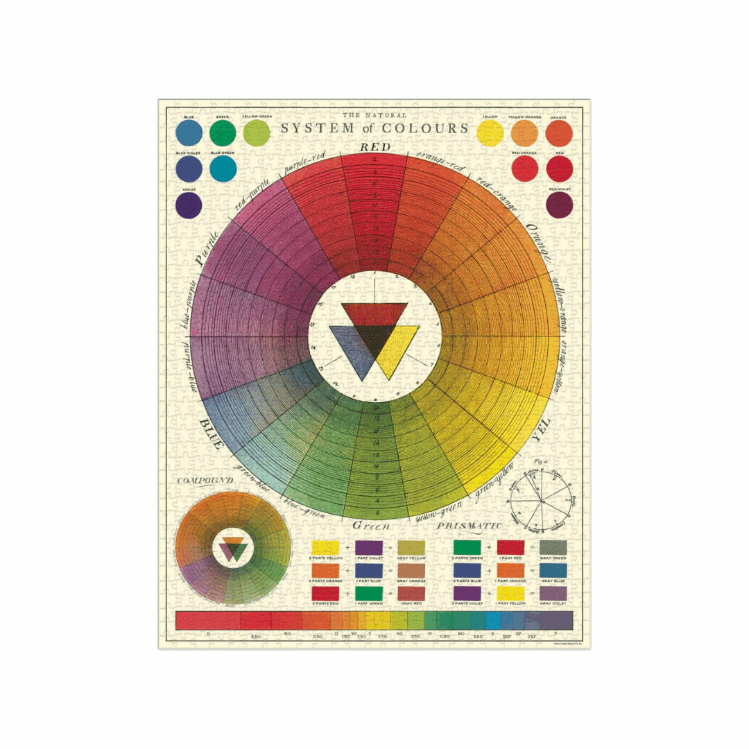 Jigsaw Puzzle | Color Wheel | 1000 Piece - So & Sew Boutique
