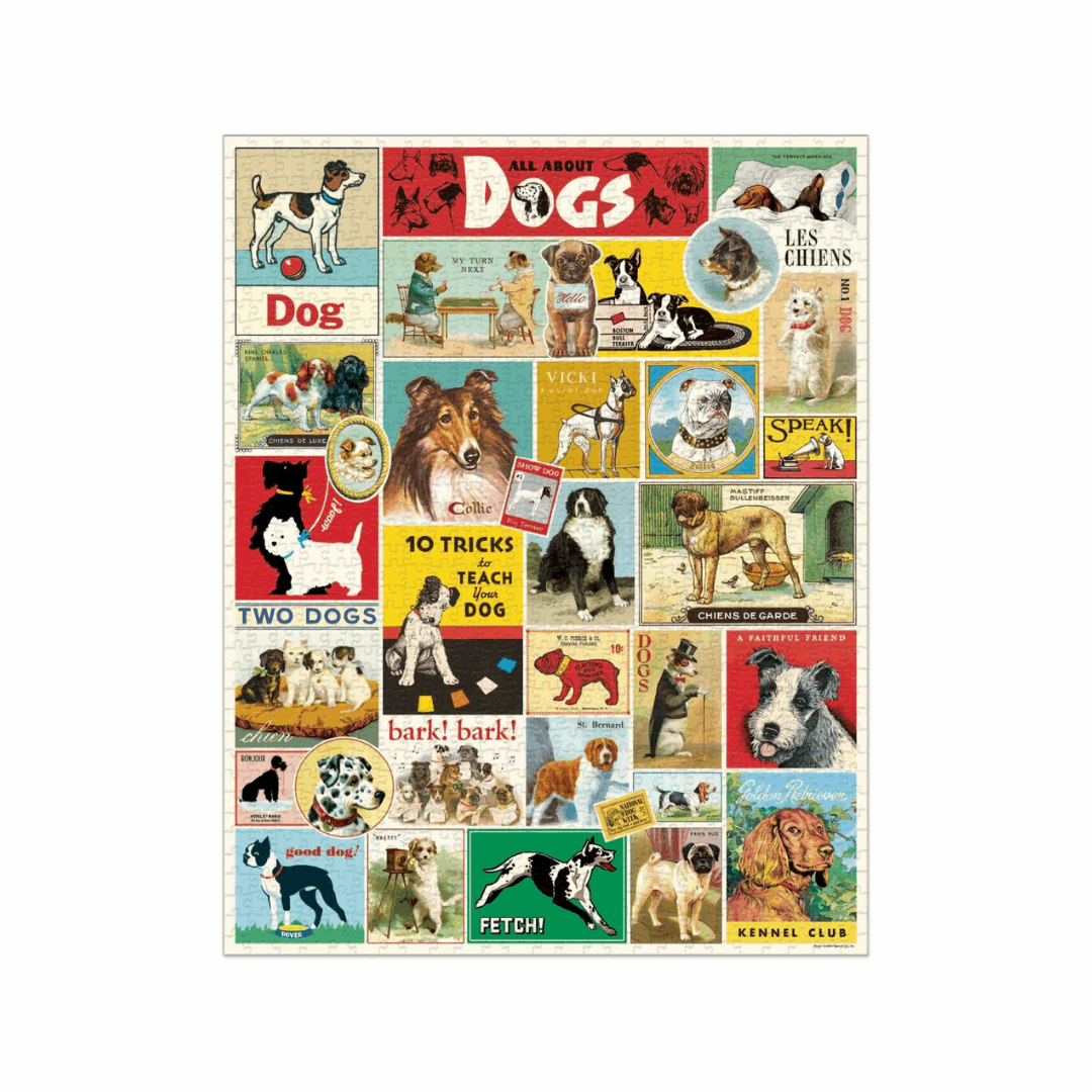 Puzzle Dogs - Collage, 1 000 pieces