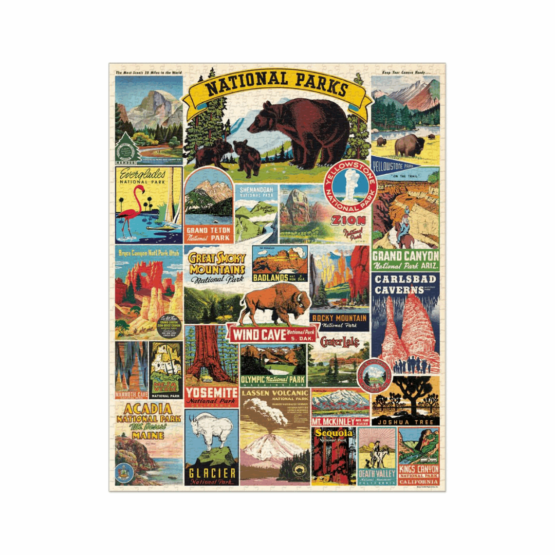 Jigsaw Puzzle | National Parks | 1000 Piece - So & Sew Boutique