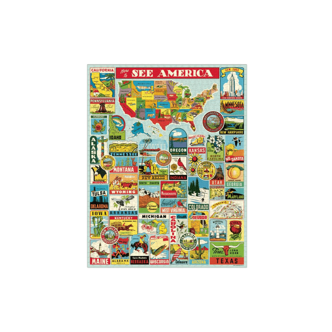 Jigsaw Puzzle | See America | 1000 Peices - So &amp; Sew Boutique