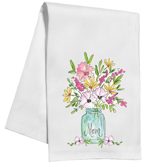 Kitchen Towel - Mom Vase - So & Sew Boutique