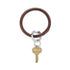 Leather Big O Key Ring | Croc Collection - So & Sew Boutique