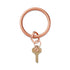 Leather Big O Key Ring | Metallic Signature Collection - So & Sew Boutique