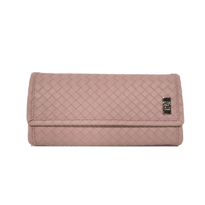 Luxe Jewelry Wallet | Trame Woven Pink Sand - So &amp; Sew Boutique
