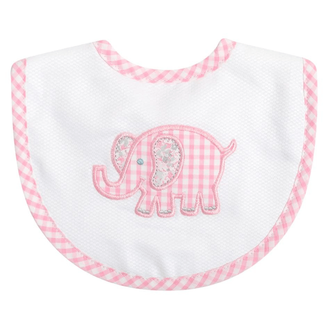 Medium Bib | Pink Elephant - So & Sew Boutique