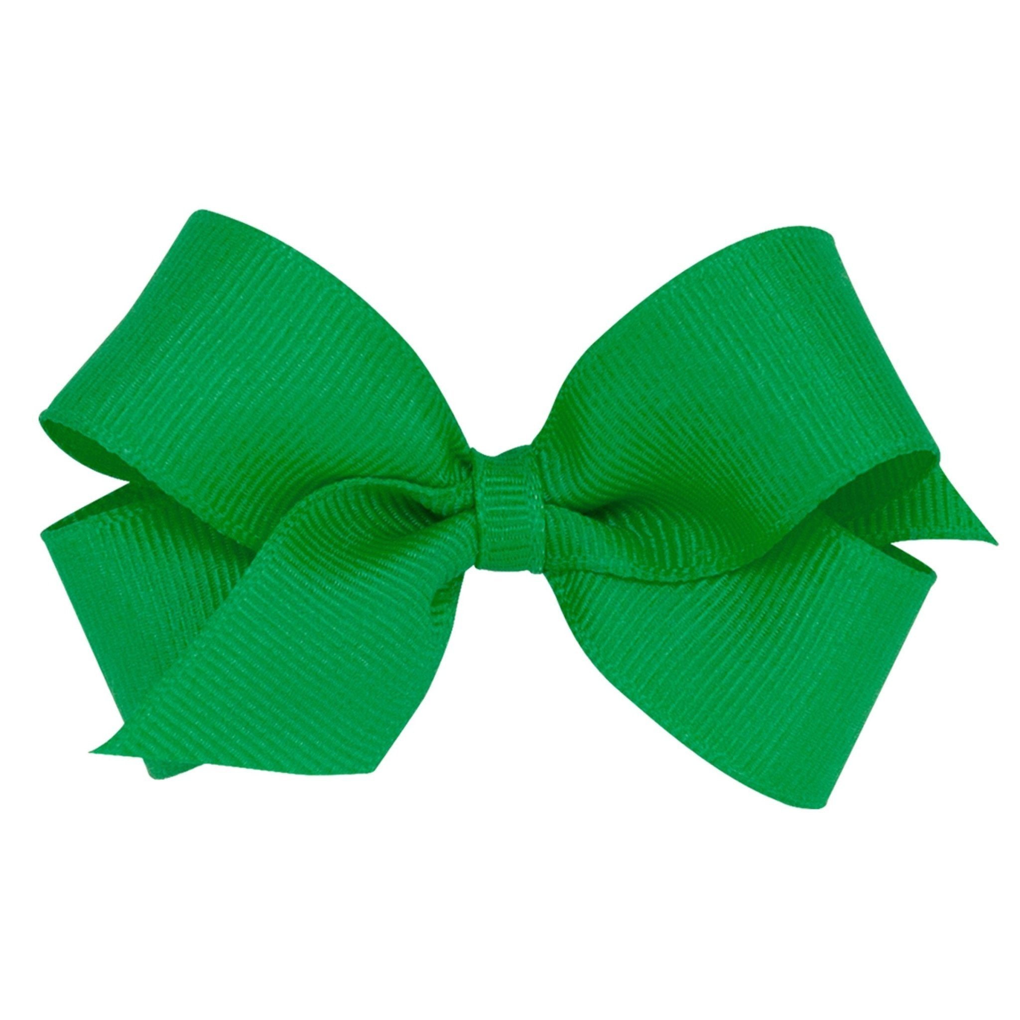 Mini Grosgrain Bow - Green - So & Sew Boutique