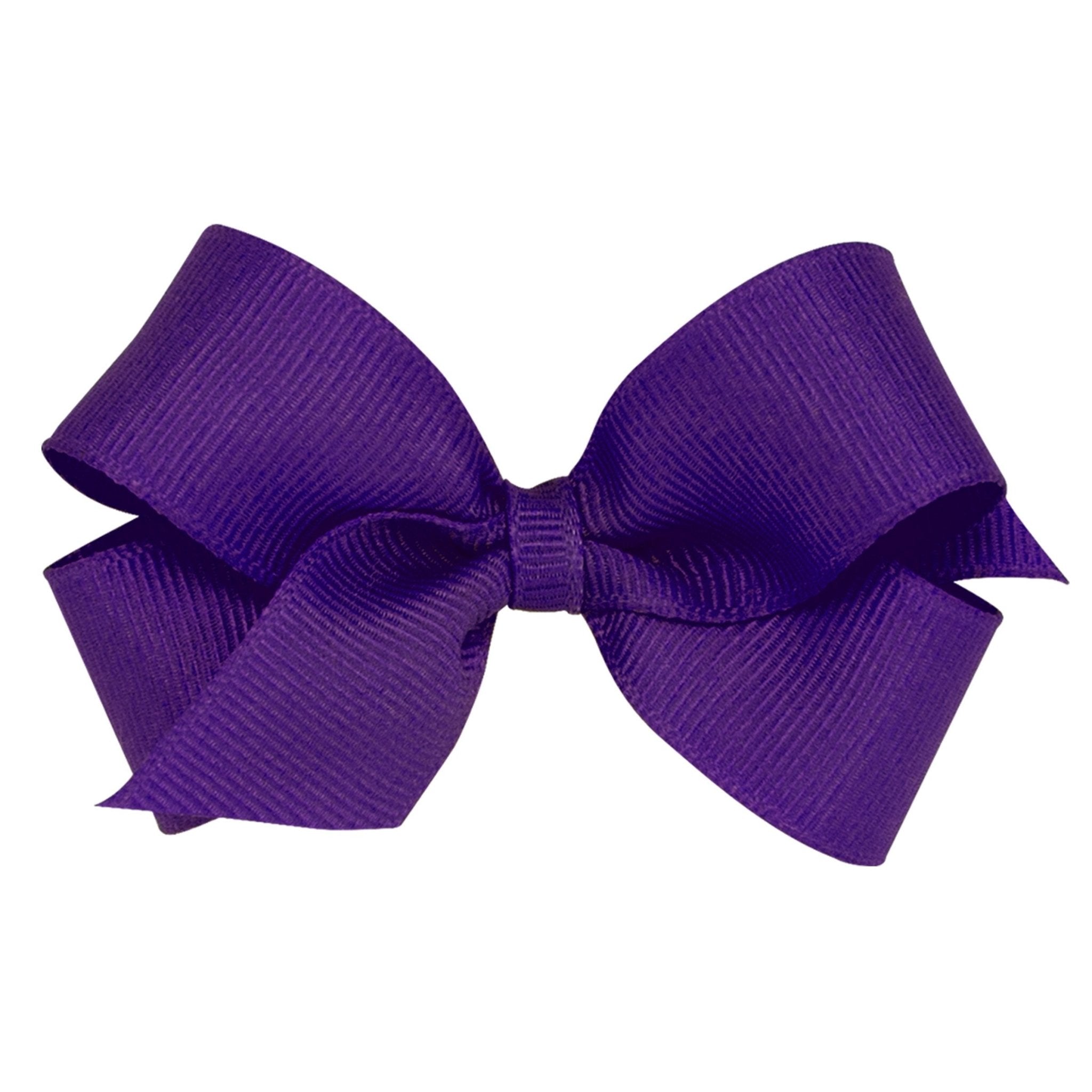 Mini Grosgrain Bow - Purple - So & Sew Boutique