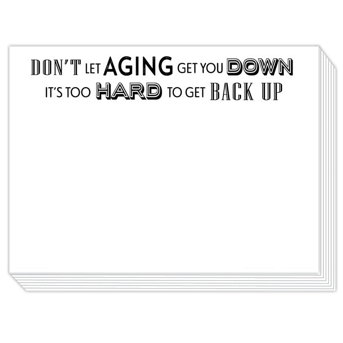 Mini Slab Pad - Aging Get You Down - So & Sew Boutique