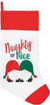 Naughty or Nice Gnome Stocking - So & Sew Boutique