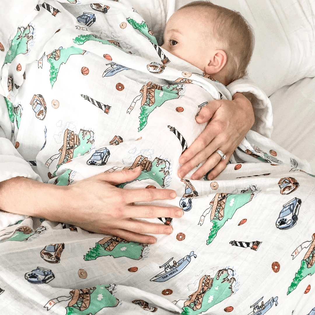 NC Swaddle Blanket - So & Sew Boutique