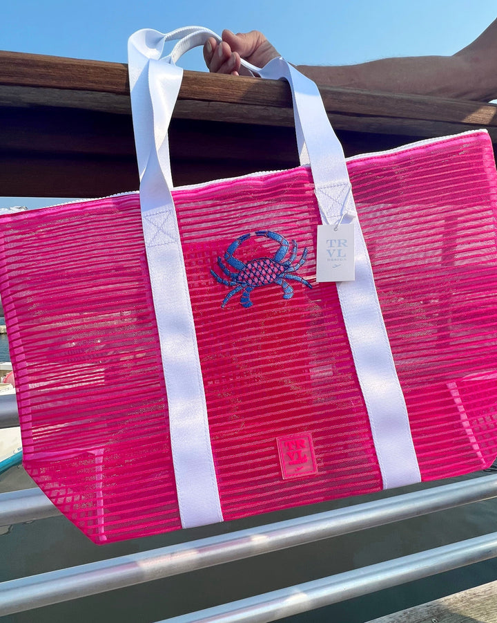 Neon Mesh Tote & Pouch Set - So & Sew Boutique