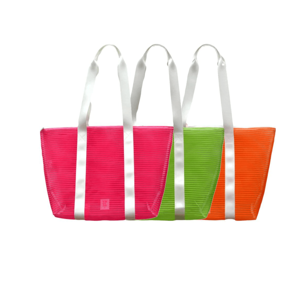 Neon Mesh Tote & Pouch Set - So & Sew Boutique