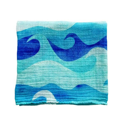 Ocean Wave Swaddle - So &amp; Sew Boutique