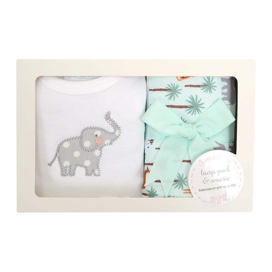 Onesie & Burp Box Set | Safari - So & Sew Boutique