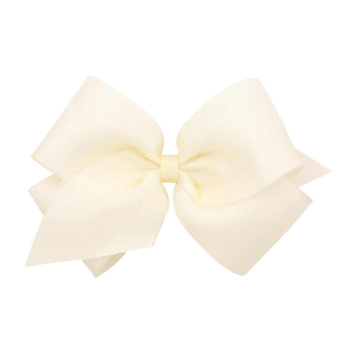 Organza Overlay Bow - Off White - So &amp; Sew Boutique