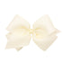 Organza Overlay Bow - Off White - So & Sew Boutique