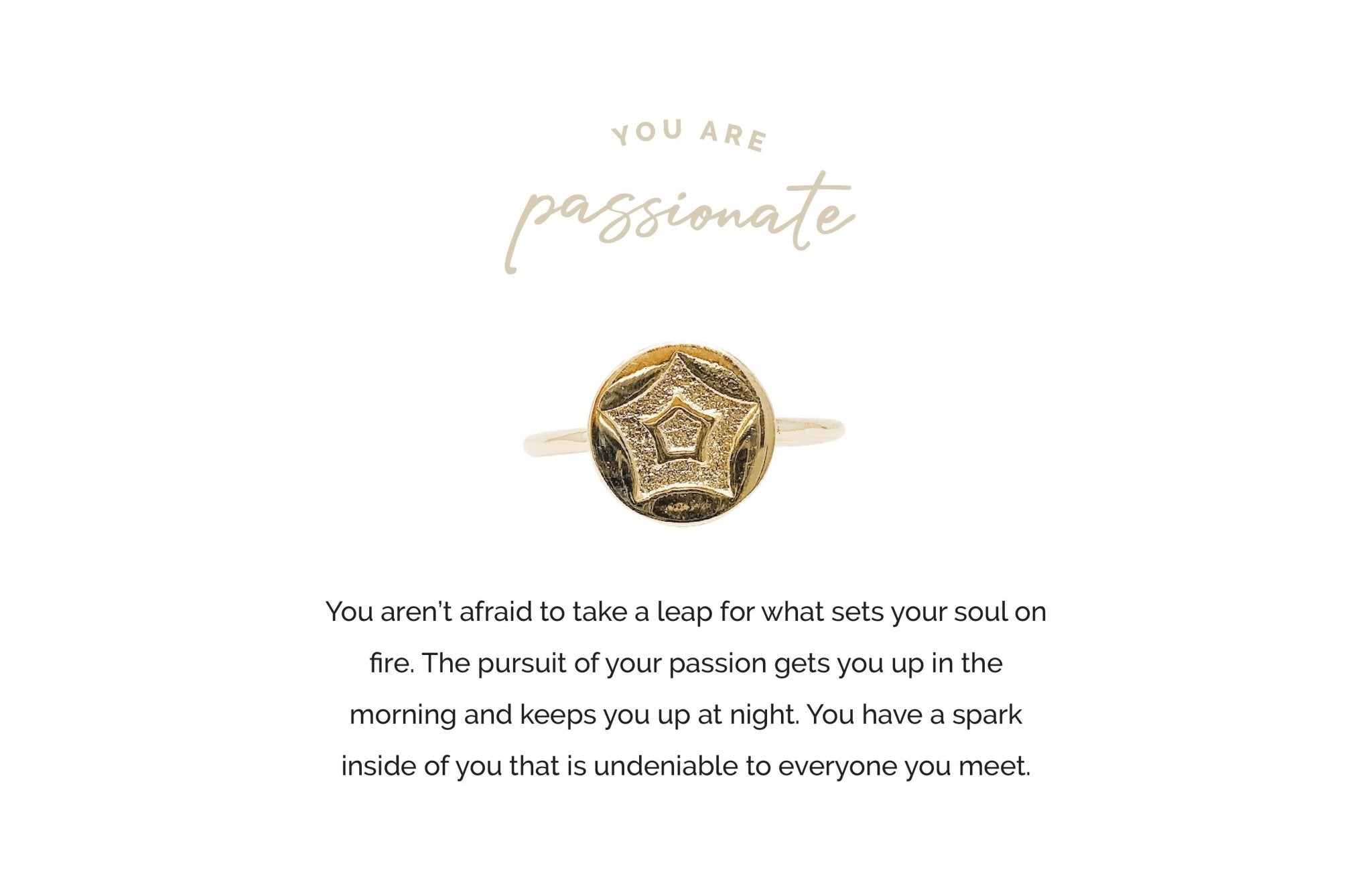 Passionate Ring - So & Sew Boutique