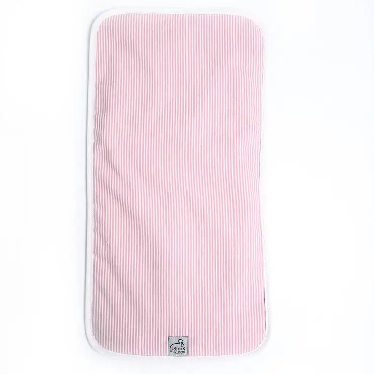 Pink Seersucker Burpcloth - So &amp; Sew Boutique