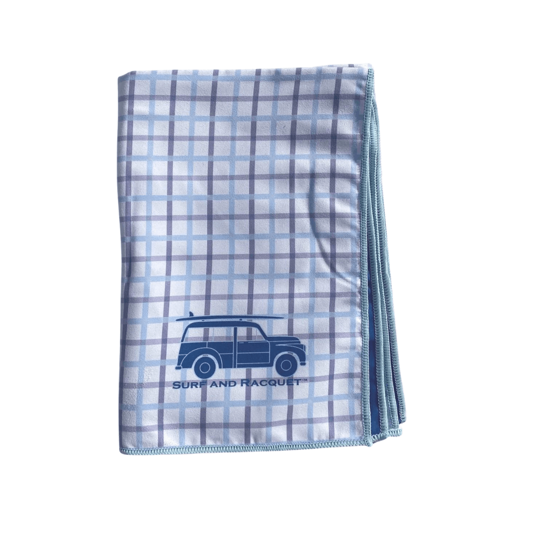 Quick Dry Towel - Preppy Checked - So & Sew Boutique