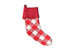 Red Buffalo Stocking with Trim - So & Sew Boutique
