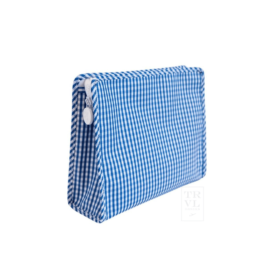 Roadie | Gingham Royal - So & Sew Boutique