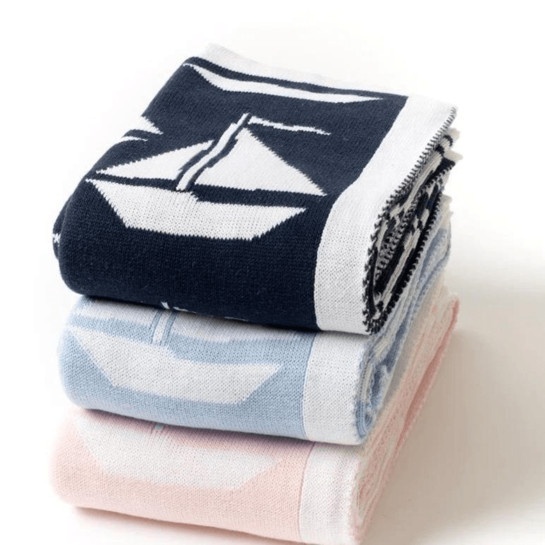 Sailboat Blanket - So &amp; Sew Boutique