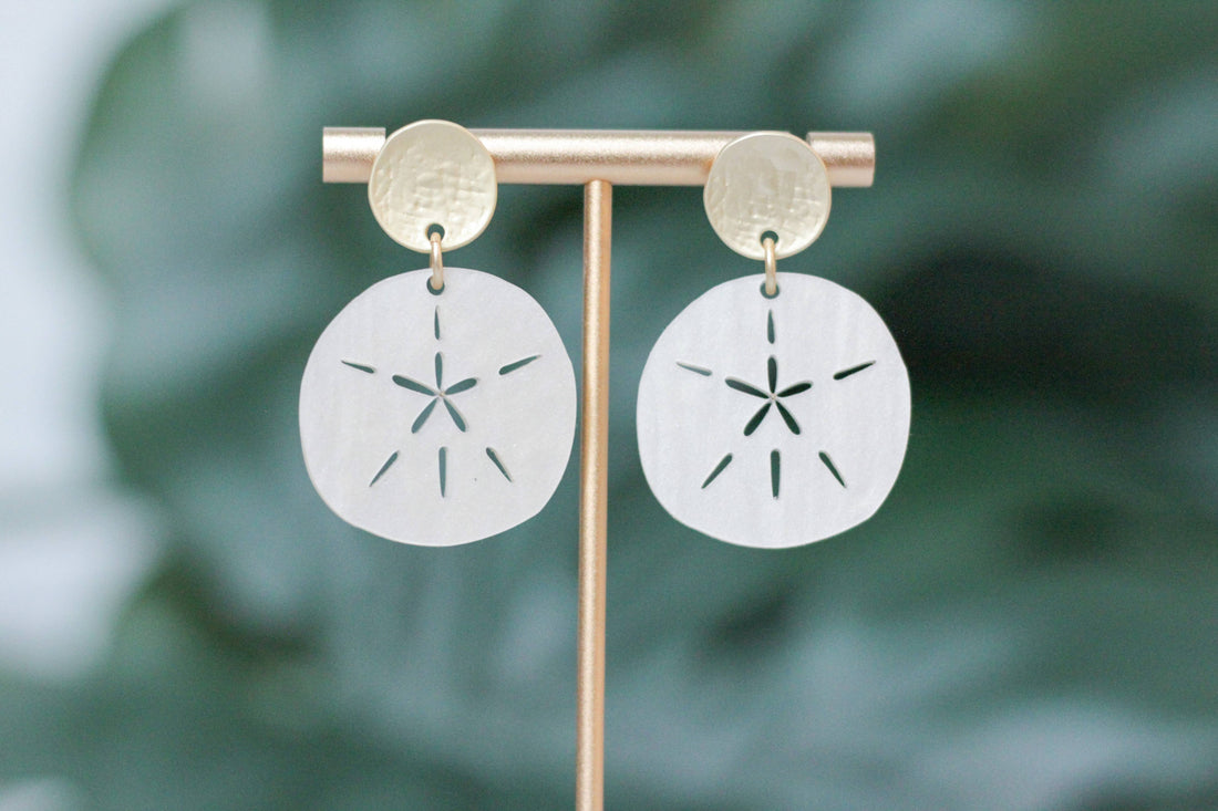 Sand Dollar Earrings - So &amp; Sew Boutique
