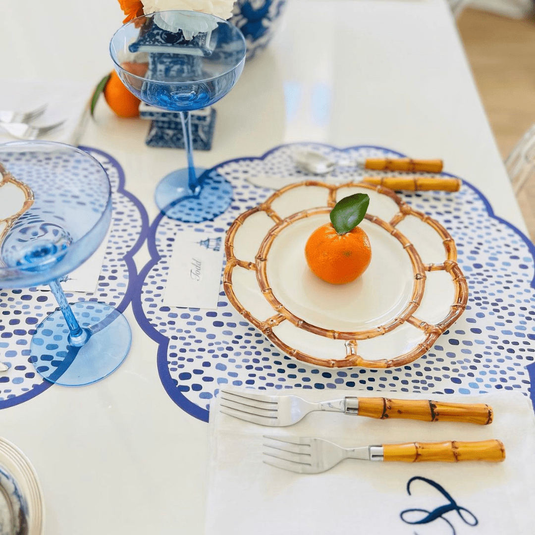 Scalloped Paper Placemats - So &amp; Sew Boutique