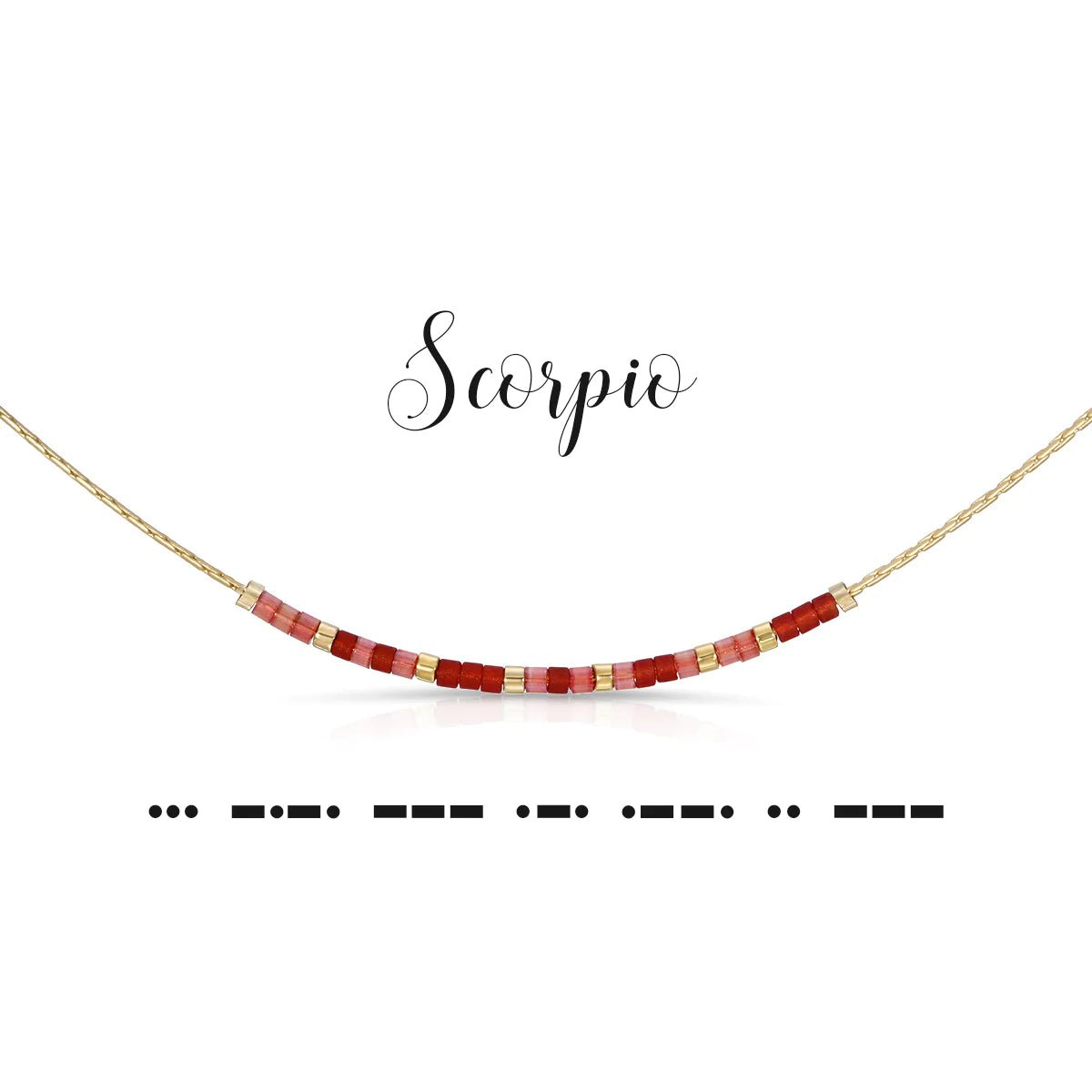 Scorpio | Morse Code Jewelry - So &amp; Sew Boutique