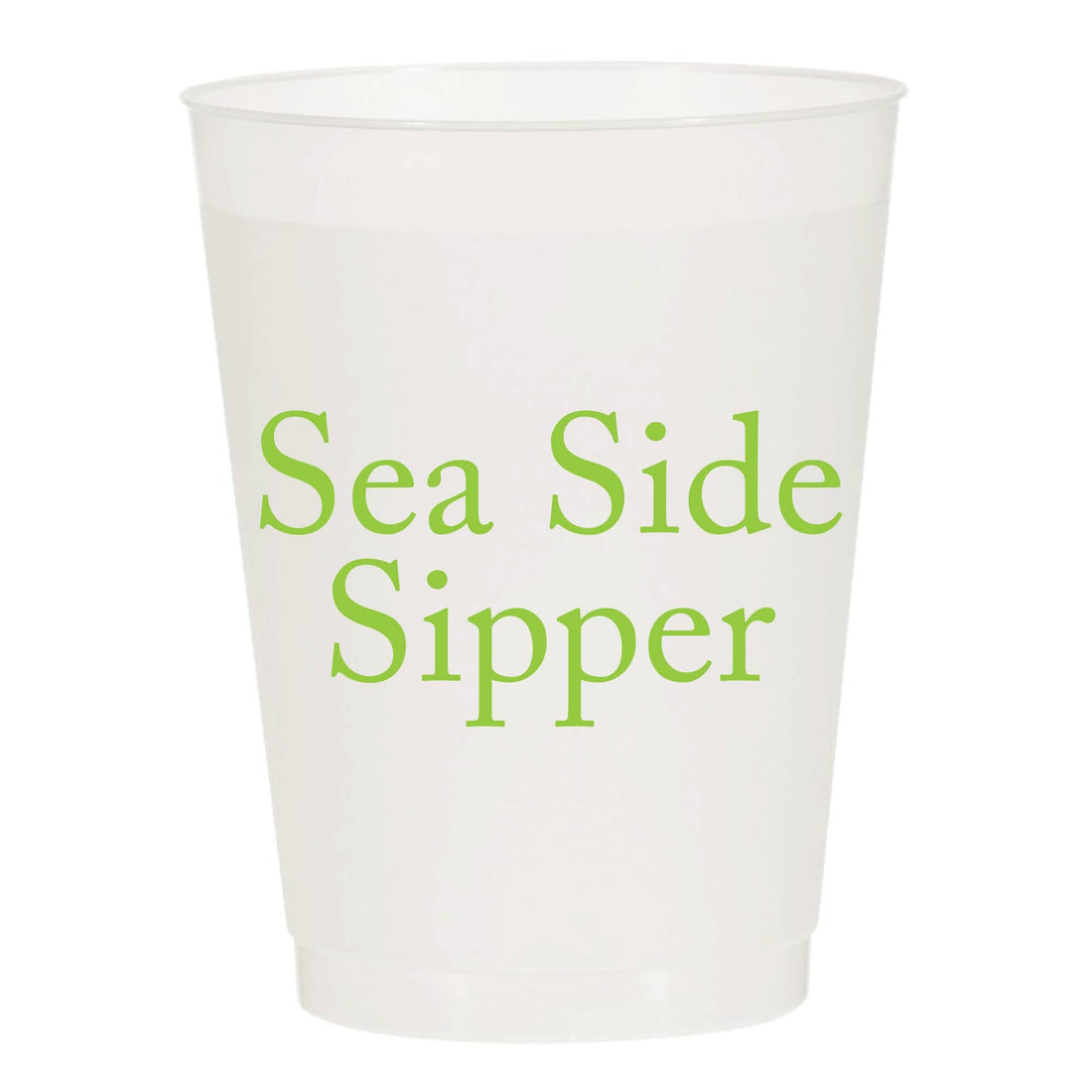 Sea Side Sipper Frosted Cups - Summer - So &amp; Sew Boutique