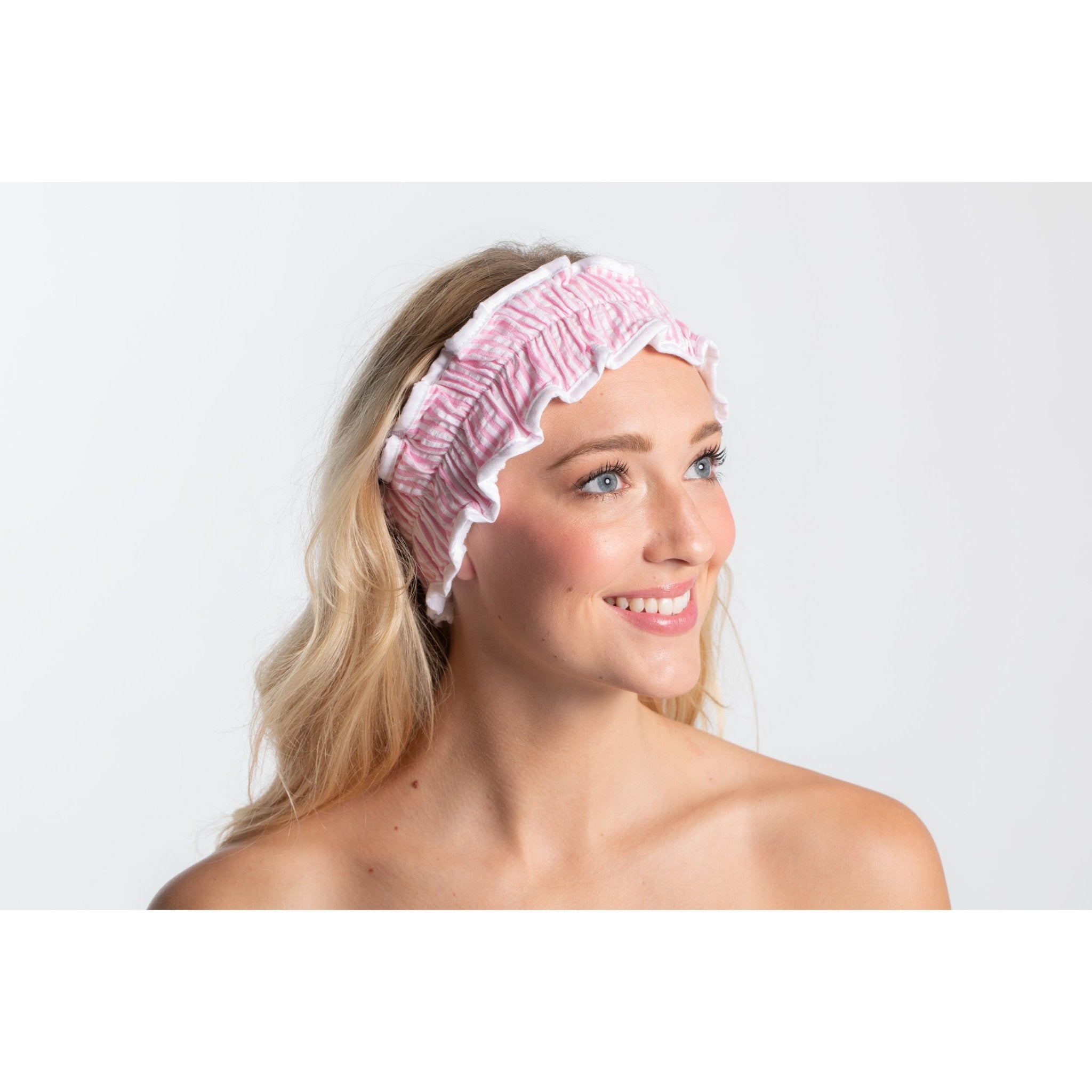 Seersucker Spa Headband - So & Sew Boutique