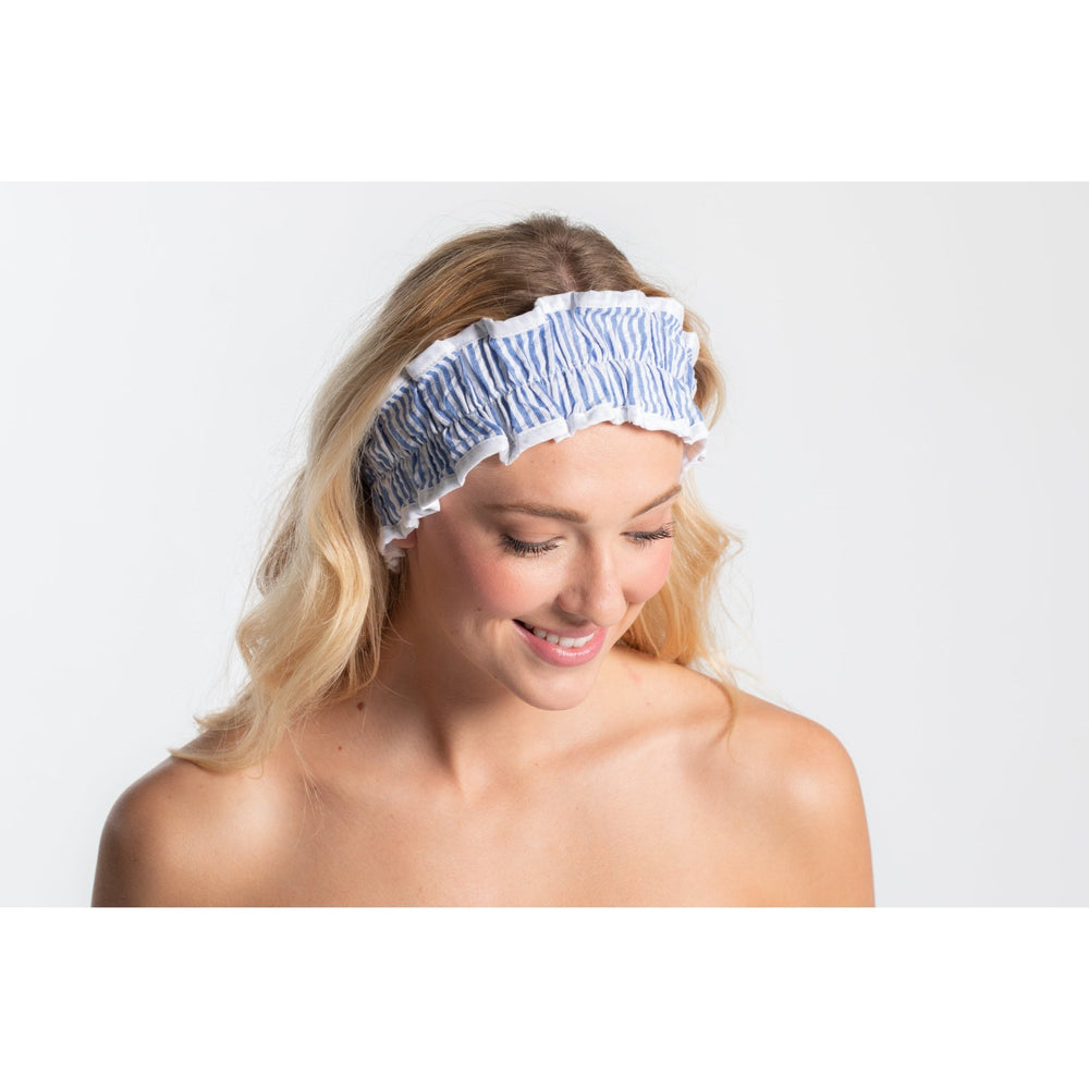 Seersucker Spa Headband - So & Sew Boutique