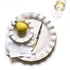 Signature 13 Ruffle Round Platter White - So & Sew Boutique