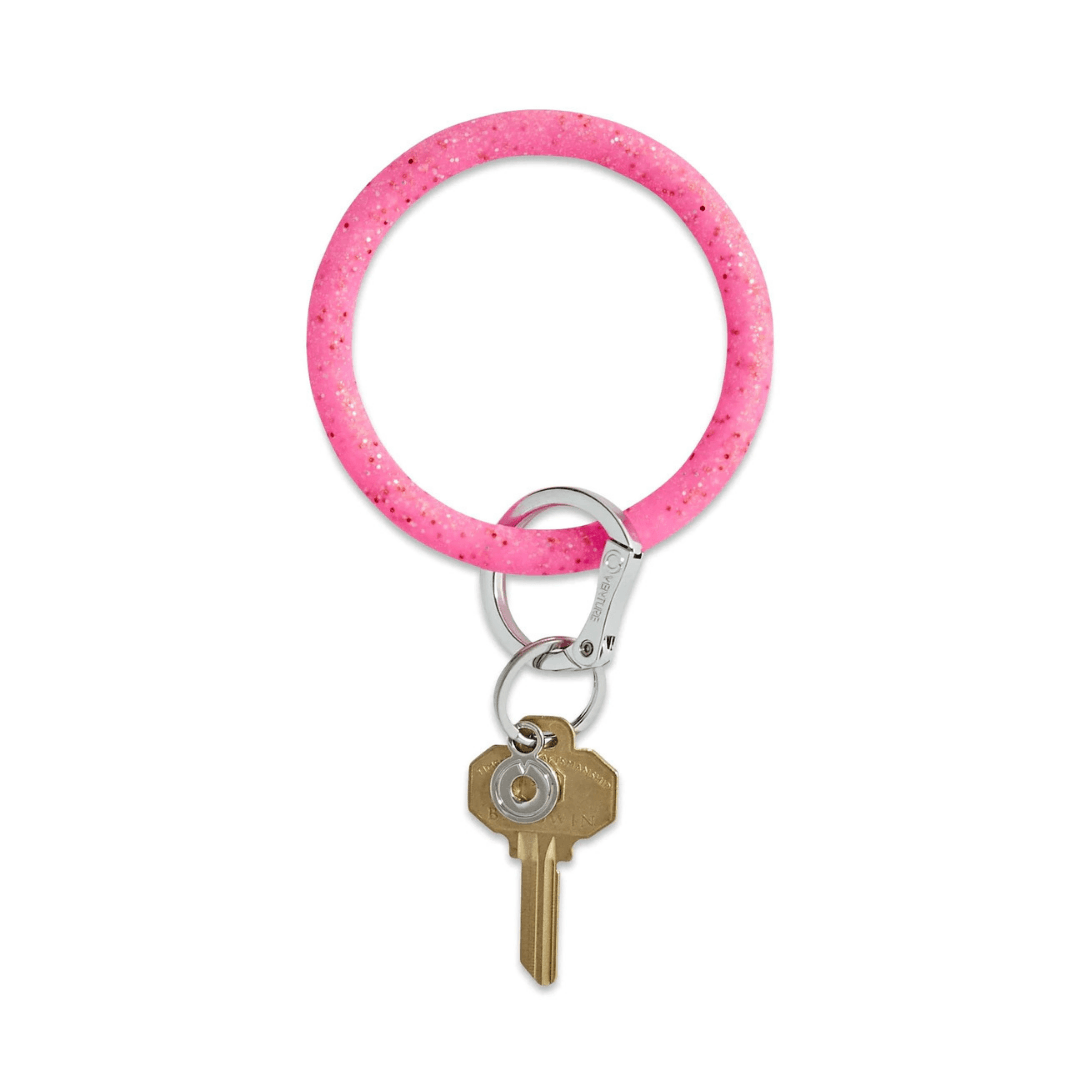 Silicone Big O Key Ring | Confetti Collection - So &amp; Sew Boutique