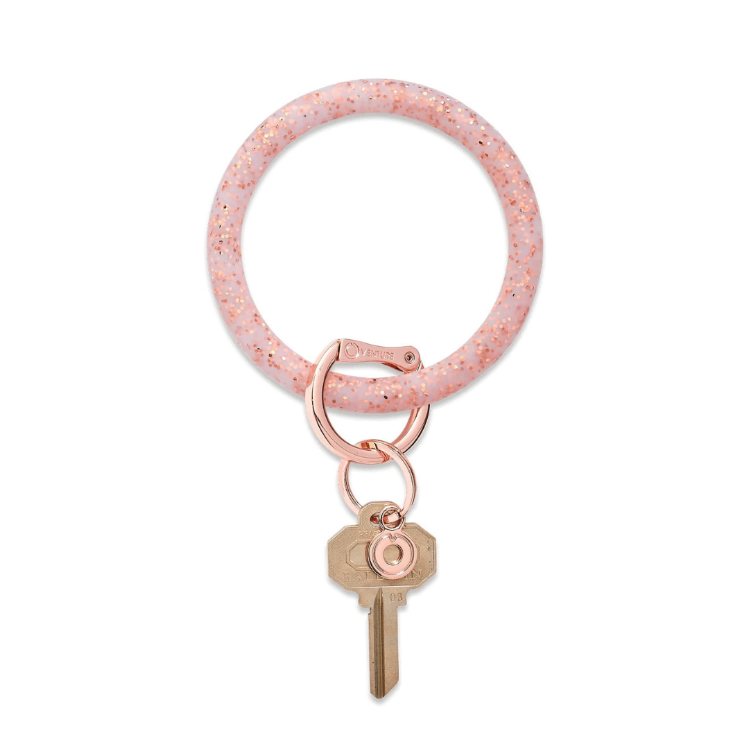 Silicone Big O Key Ring | Confetti Collection - So & Sew Boutique