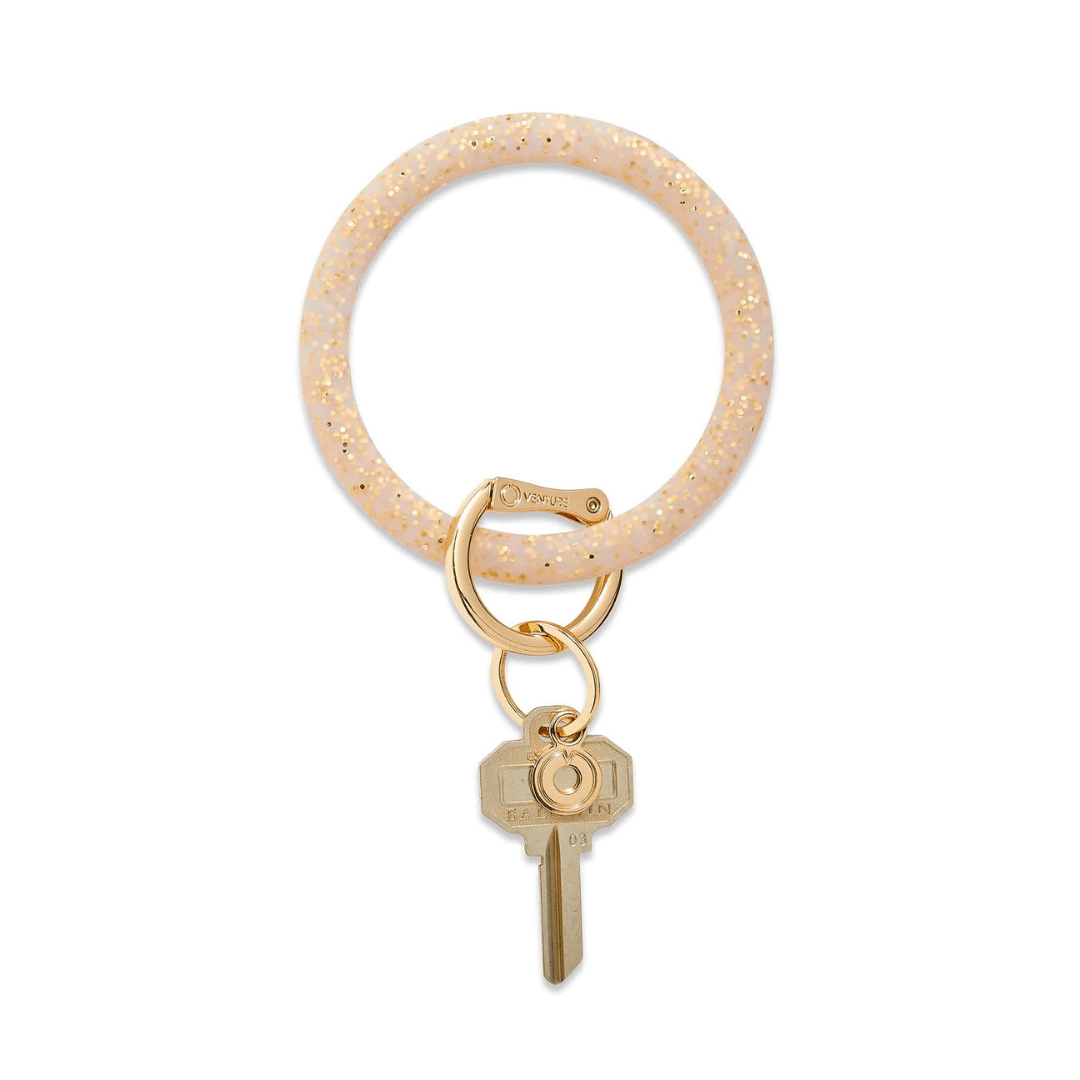 Silicone Big O Key Ring | Confetti Collection - So &amp; Sew Boutique
