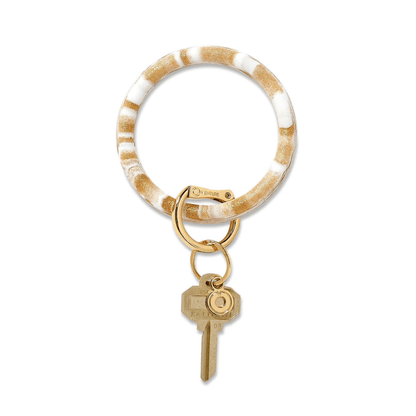 Silicone Big O Key Ring | Marble Collection - So &amp; Sew Boutique