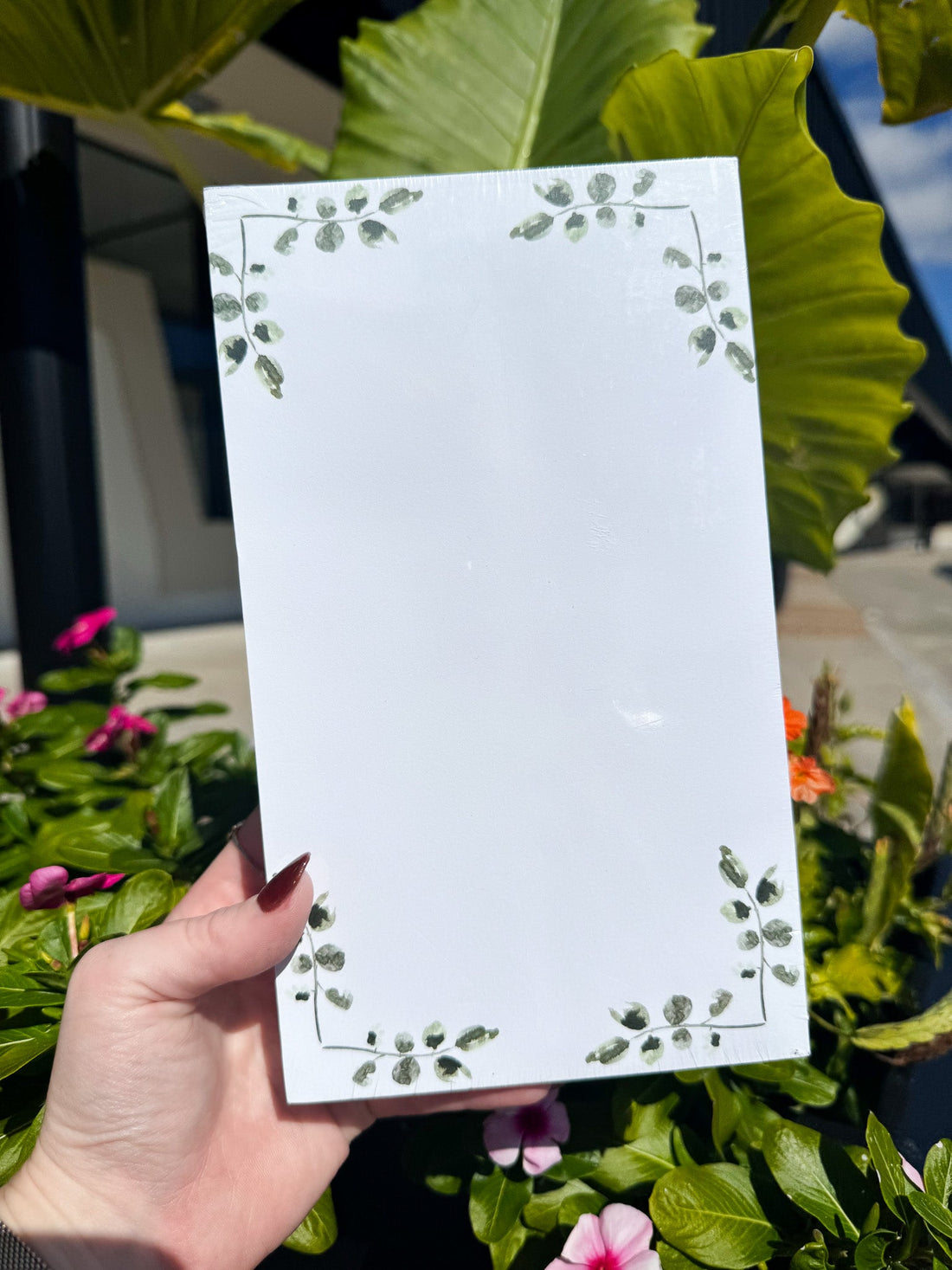 Skinny Chunk Notepad | All the Greenery - So &amp; Sew Boutique
