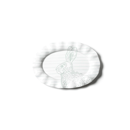 Speckled Rabbit Ruffle 15 Oval Platter - So &amp; Sew Boutique