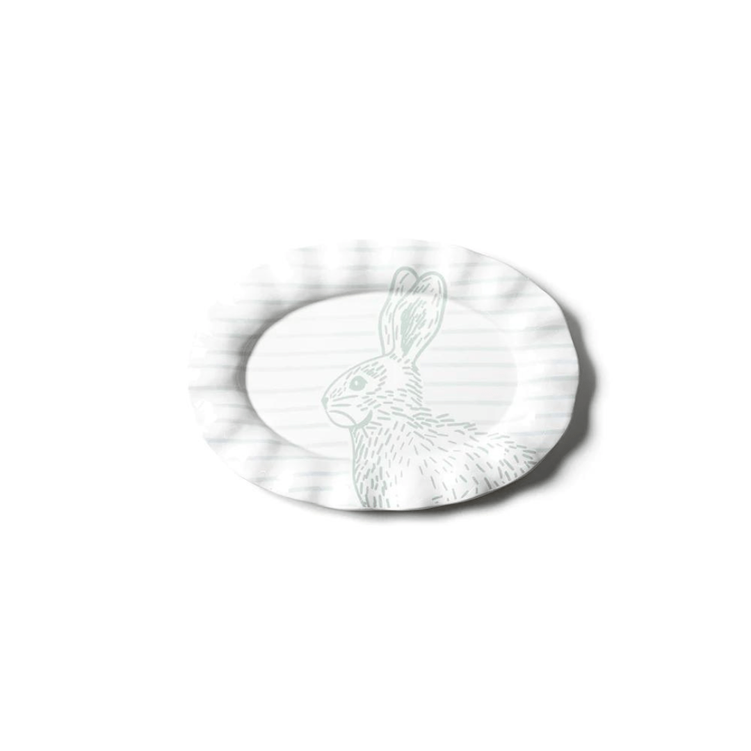 Speckled Rabbit Ruffle 15 Oval Platter - So & Sew Boutique