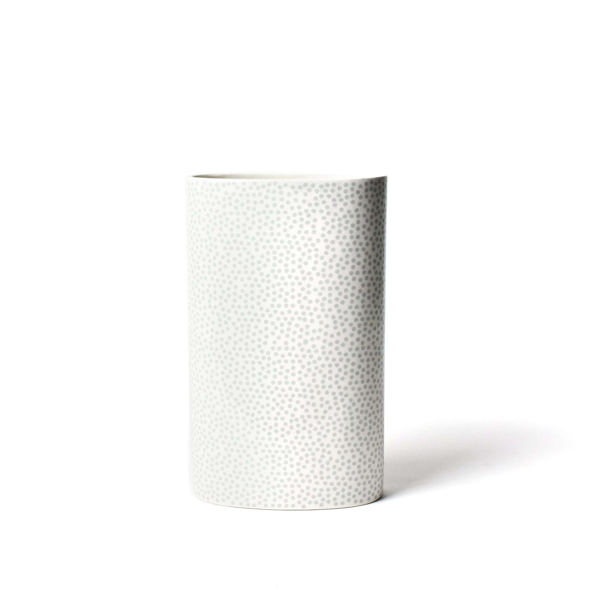 Stone Small Dot Big Oval Vase - So & Sew Boutique