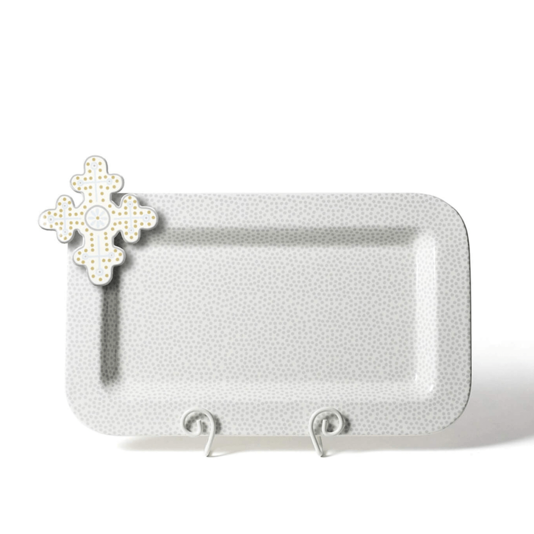 Stone Small Dot Mini Entertaining Platter - So &amp; Sew Boutique