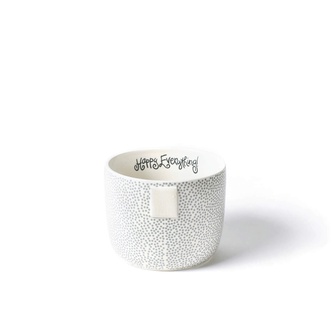 Stone Small Dot Mini Happy Everything! Bowl - So & Sew Boutique