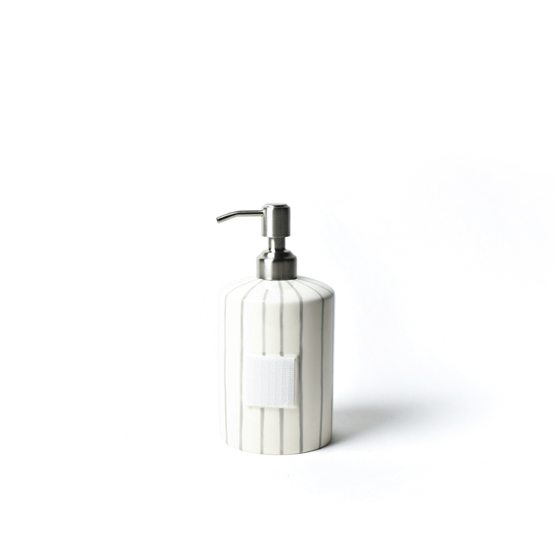 Stone Stripe Mini Cylinder Soap Pump - So & Sew Boutique